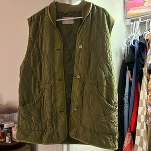 Free people quilted vest